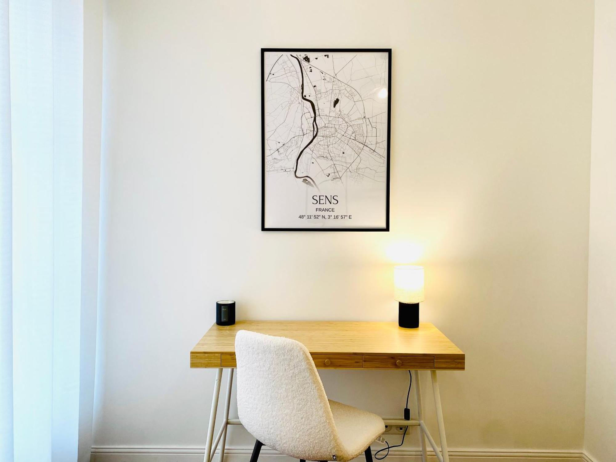 Le Subtil - Best Keys - Elegance & Confort - 2 Chambres Separees - Lit Queen Size - Smart Tv Netflix - Entre Gare & Centre Ville - A 1H De Paris - Wifi Fibre - Check-In Autonome Санс Экстерьер фото